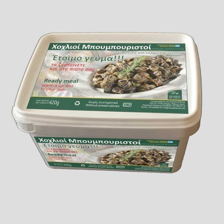Chochlioi Boubouristoi (with shell) 420 gr
