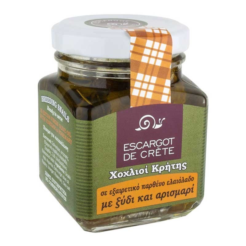 Snail fillets in Cretan olive oil Snail fillets in Cretan olive oil