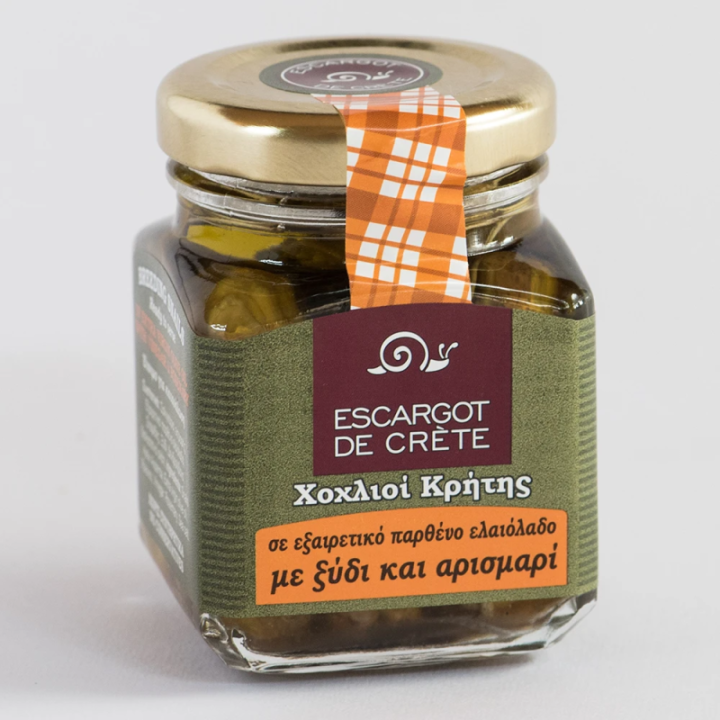 Snail fillets in Cretan olive oil
